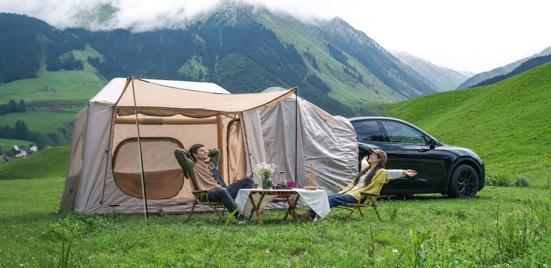 Camping with Dogs: Why an Inflatable Tailgate Tent Solves Every Problem You've Had With Traditional Tents