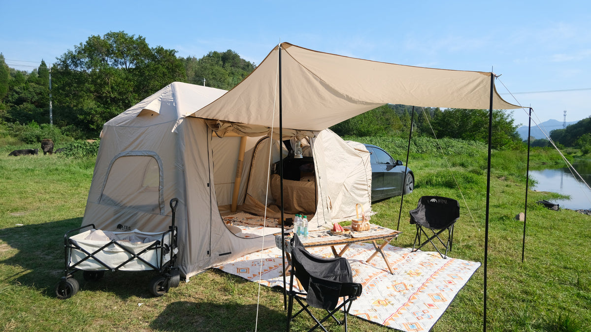 EV Camping: Why Your Tesla Deserves a Tailgate Tent - Bestyle Camping Store