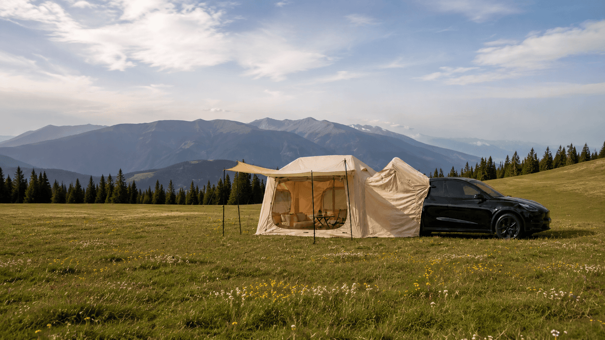 Inflatable Tailgate Tent with Stove Jack - Bestyle Camping Store
