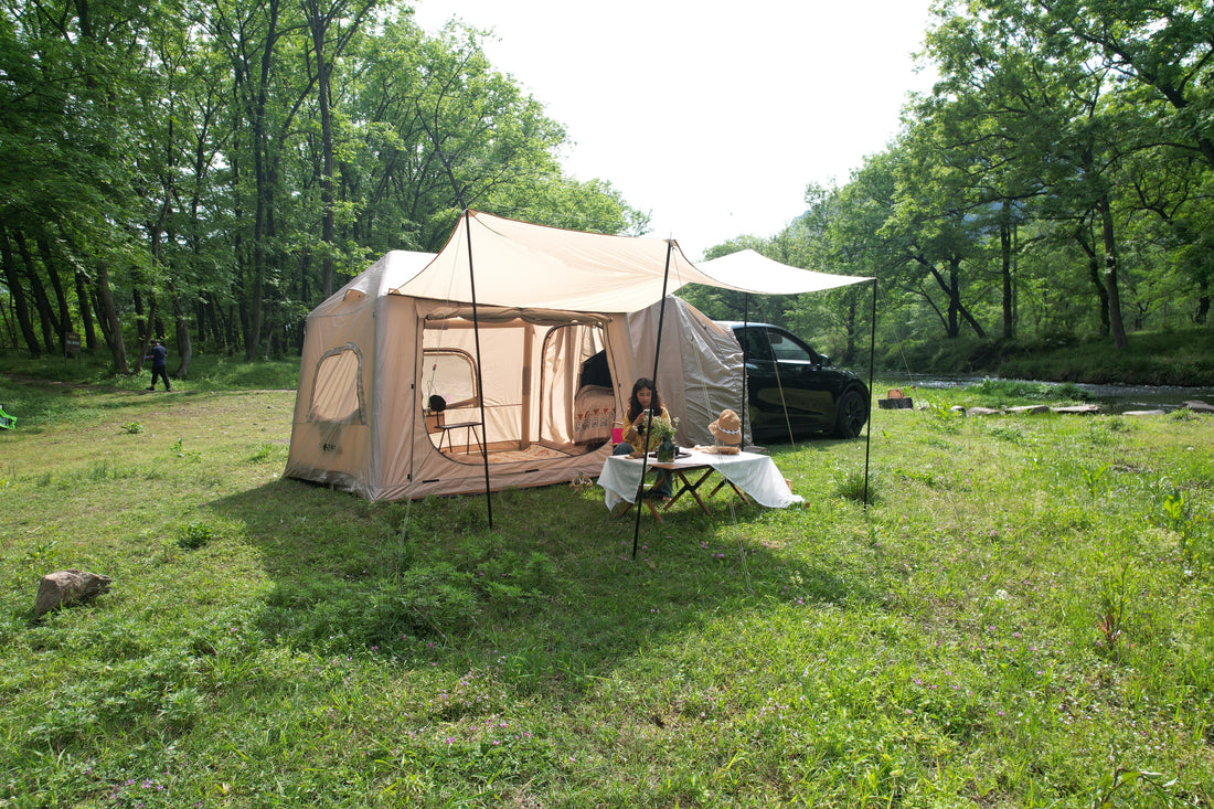 River Camping Feels Easier With an Inflatable SUV Tent - Bestyle Camping Store