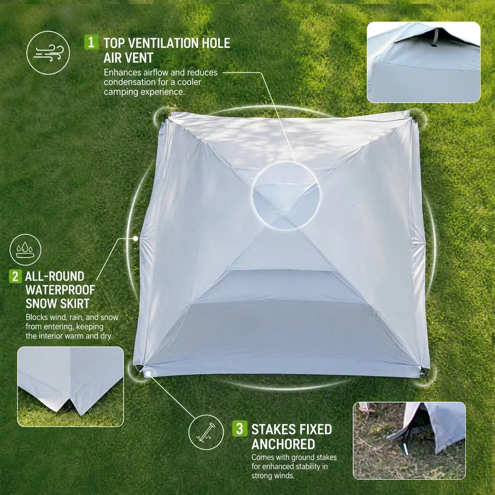 Bestyle Waterproof Tent Rain Cover