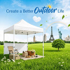 10x10 One Push Tent Canopy - Bestyle Camping Store
