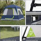 Instant Cabin Tent Setup in 60 Seconds