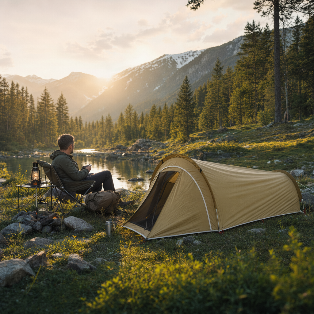 Waterproof Lightweight Two People Backpacking Tent