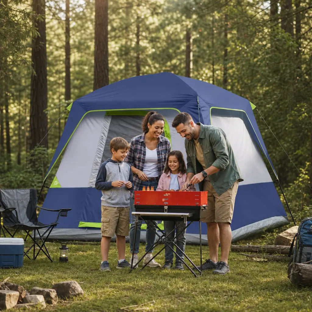 Instant Cabin Tent Setup in 60 Seconds