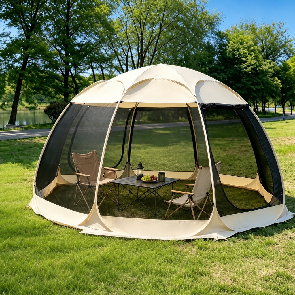 Screen House Mesh Tent with Sun Shade Mosquito