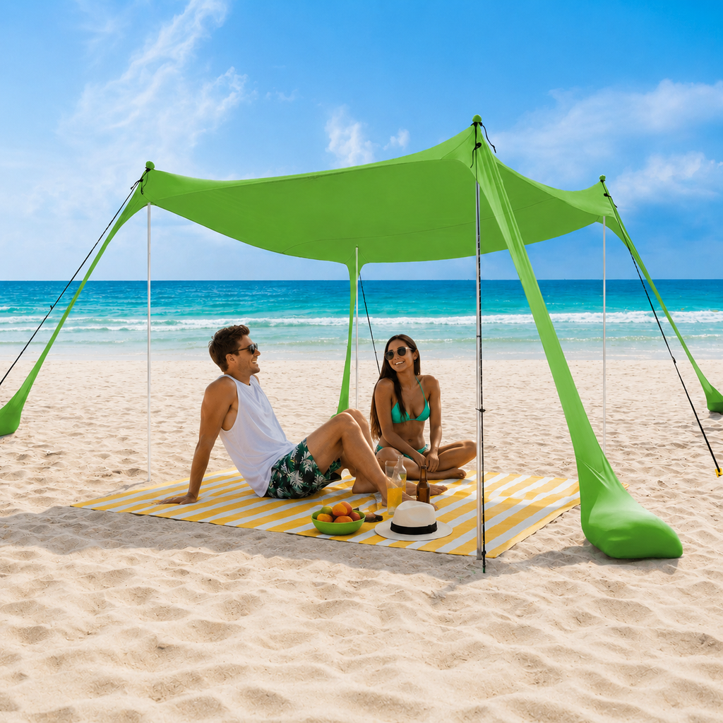 Easy Pop Up Beach Canopy  Outdoor Shade
