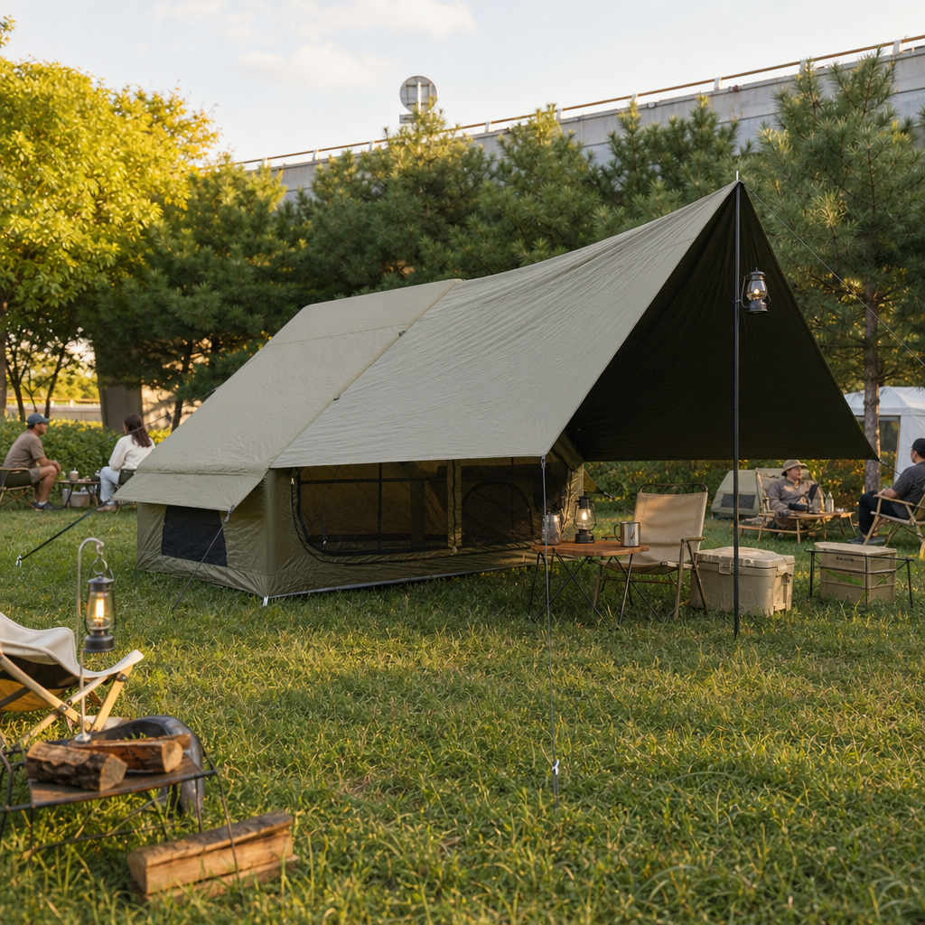 A- line Oxford Cloth Tent for Camping 6.3㎡