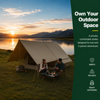 A- line Oxford Cloth Tent for Camping 6.3㎡