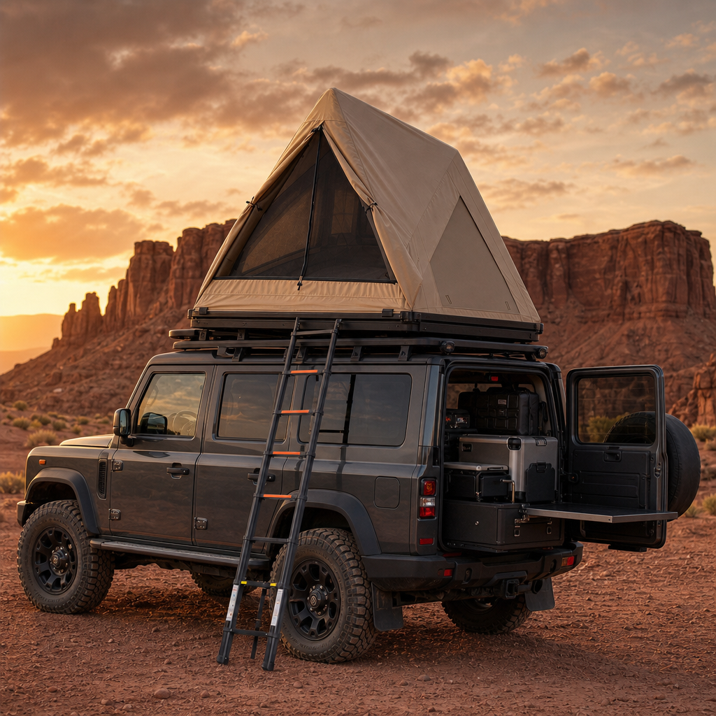 Rooftop Tent Hard Shell for Car SUV Truck Camping