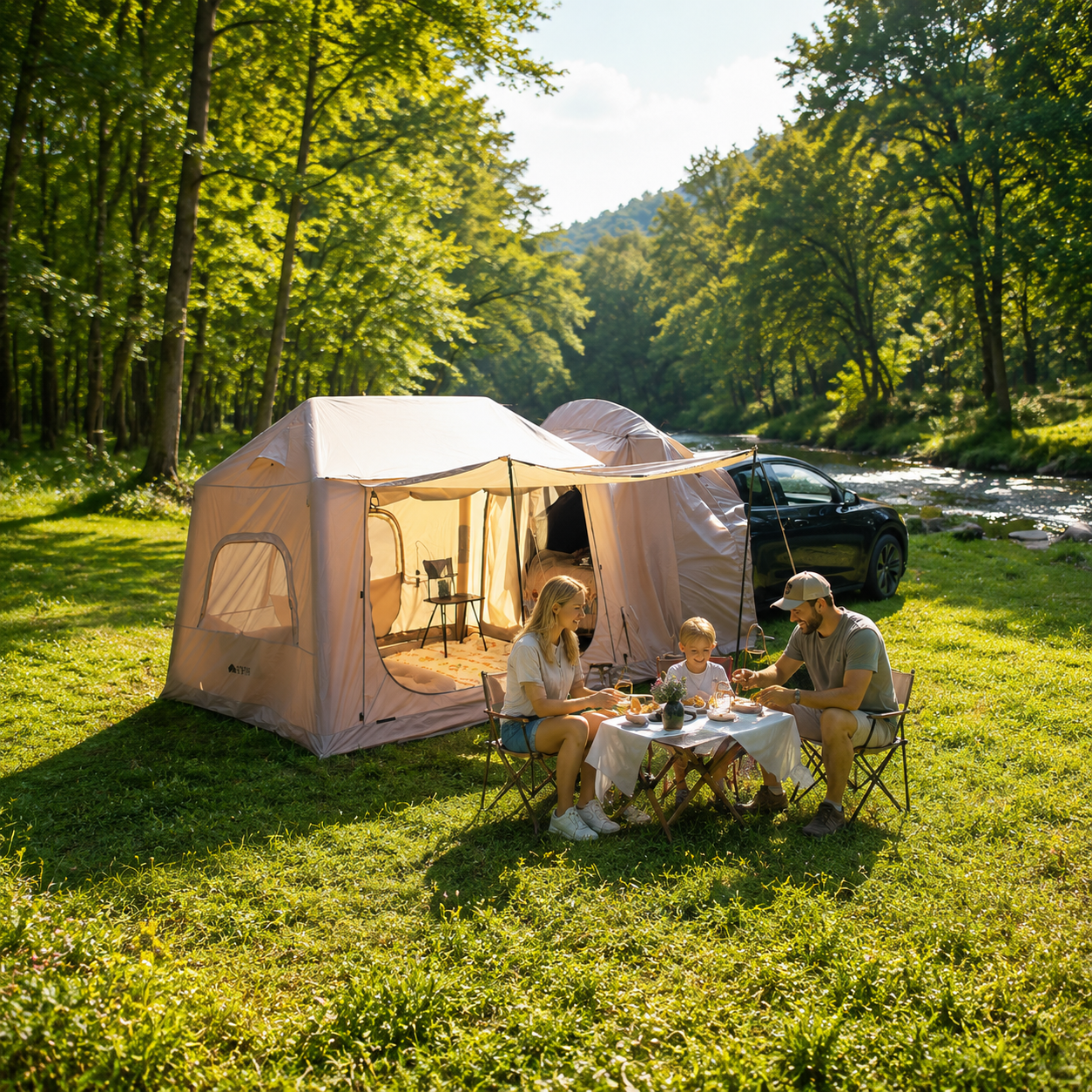 SUV Tailgate Inflatable Connect Tent