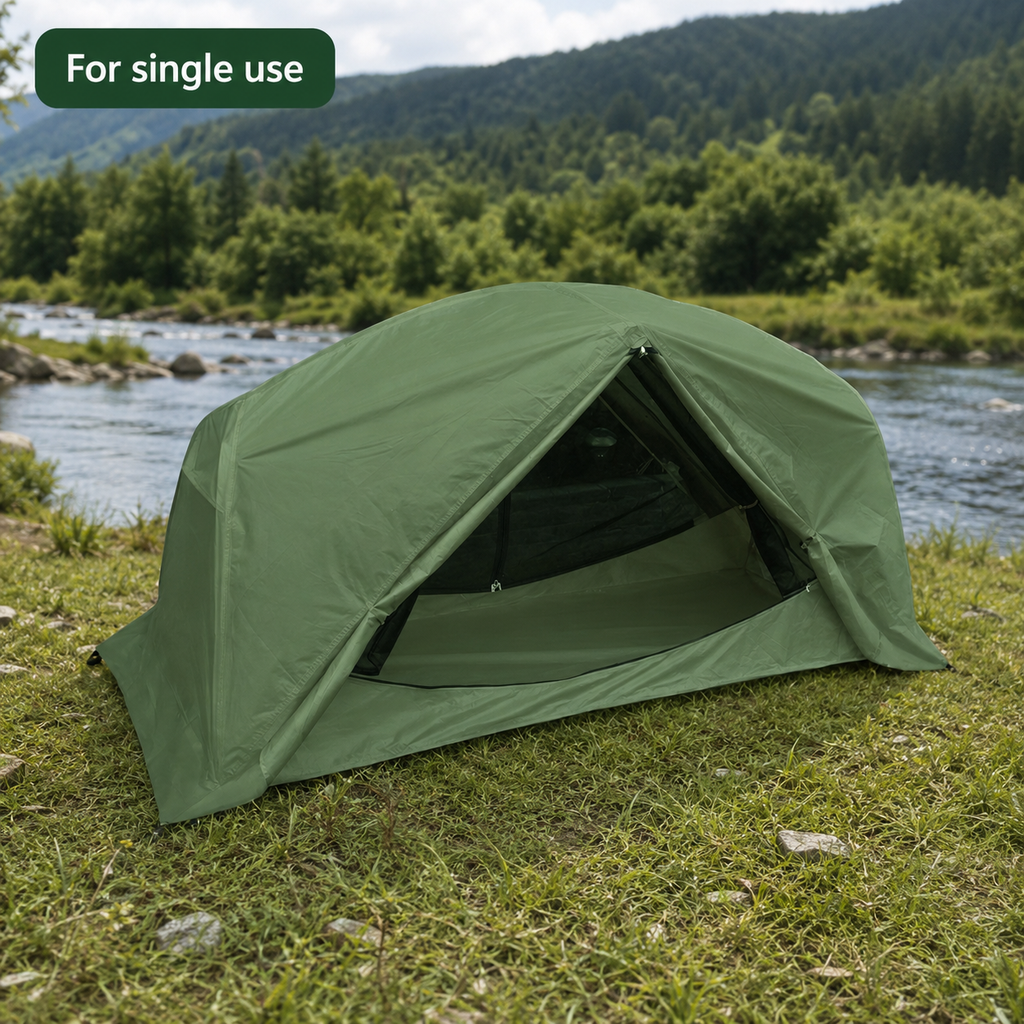 Waterproof 1-Person Off-Ground Combo Cot Bed