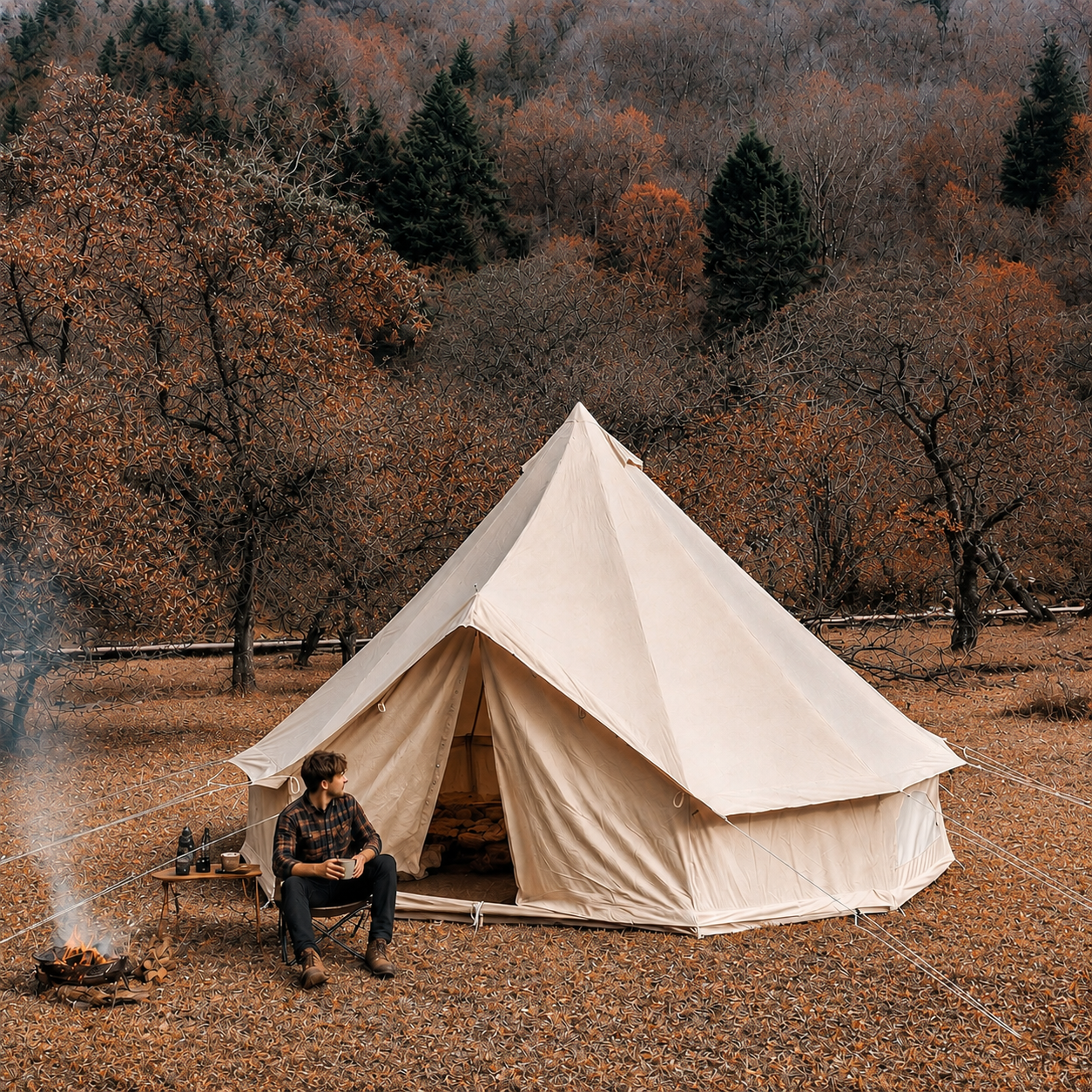 Dream House Outdoor Waterproof Cotton Canvas
