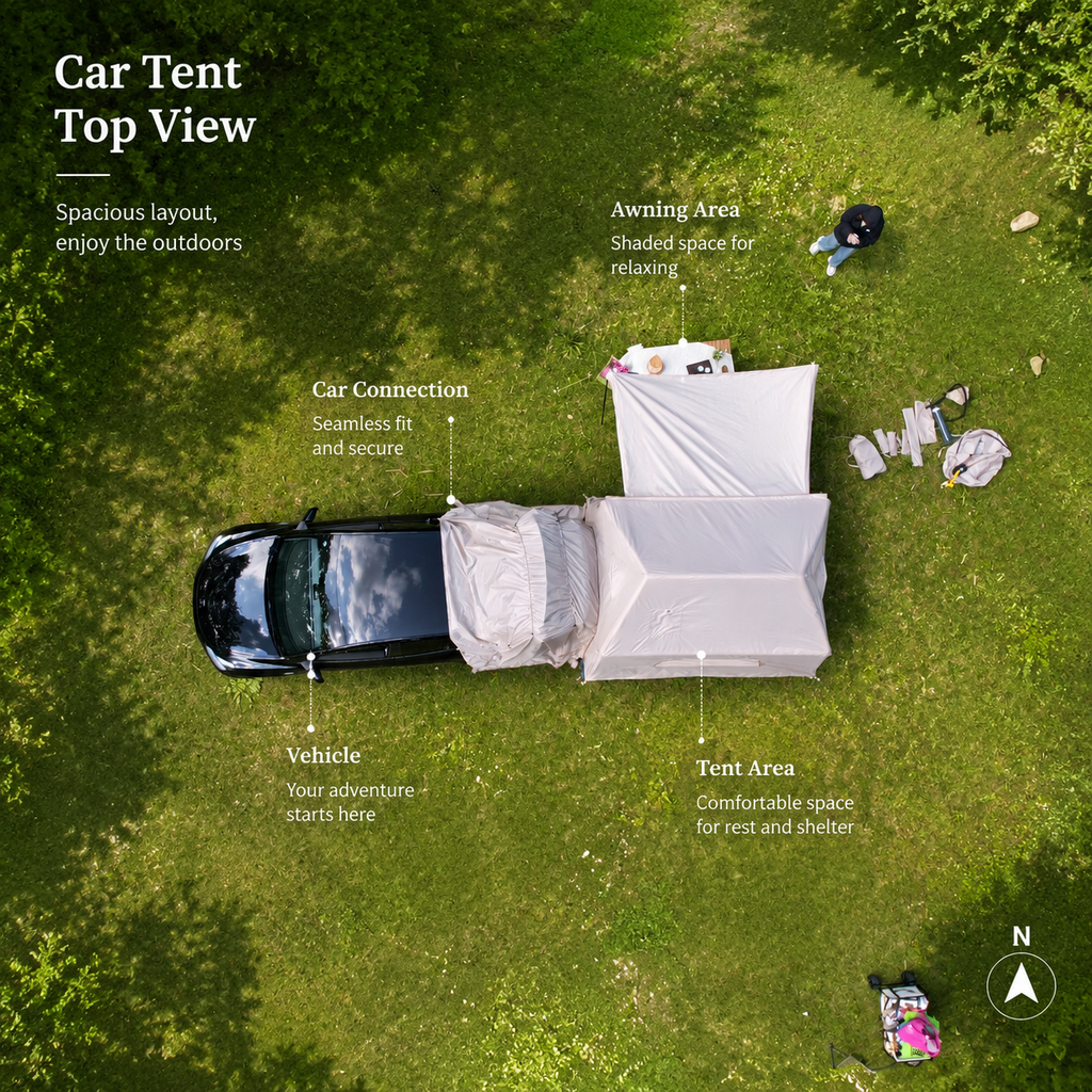 SUV Tailgate Inflatable Connect Tent