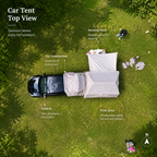 SUV Tailgate Inflatable Connect Tent
