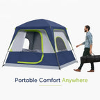 Instant Cabin Tent Setup in 60 Seconds