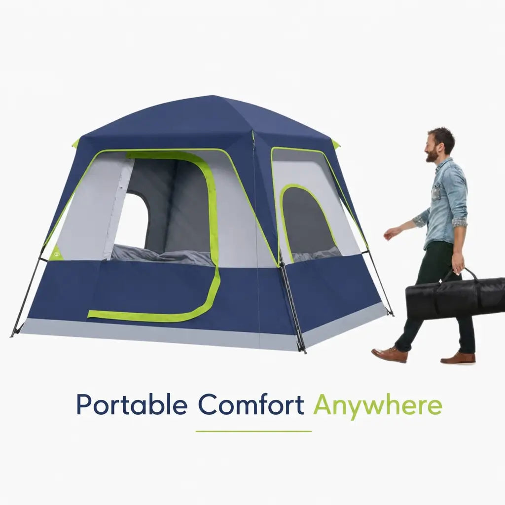 Instant Cabin Tent Setup in 60 Seconds