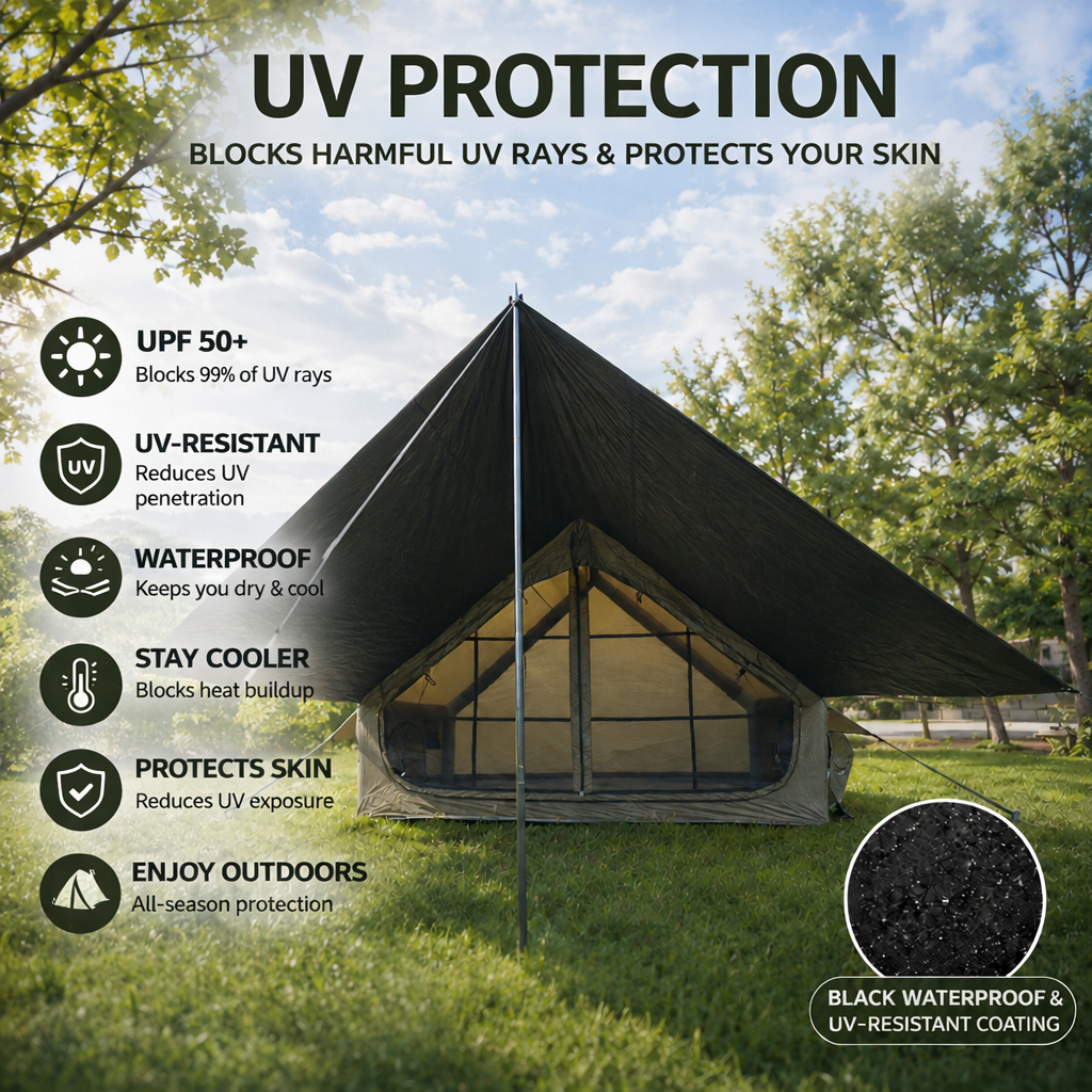 A- line Oxford Cloth Tent for Camping 6.3㎡