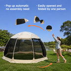 Screen House Mesh Tent with Sun Shade Mosquito