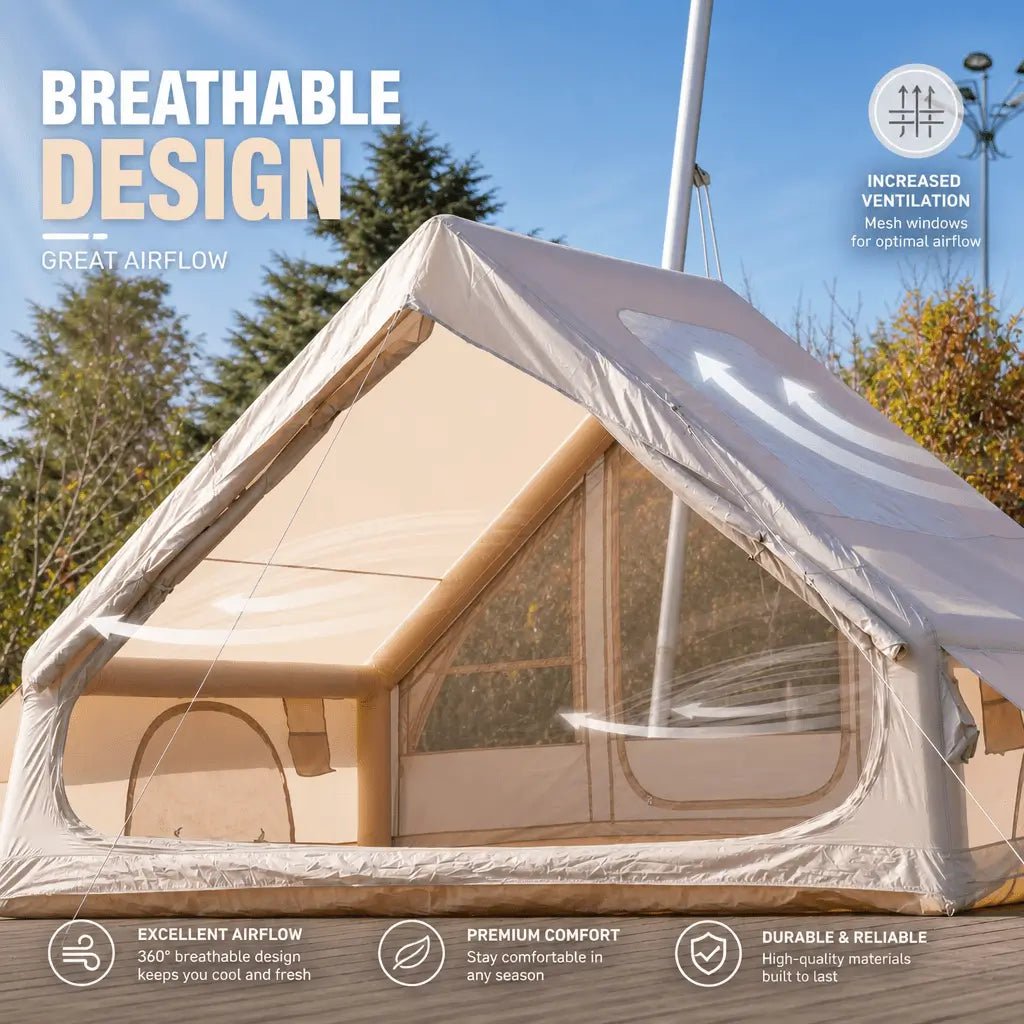 6.3㎡ Lightweight Camping Tent 1 Skylight - Bestyle Camping Store