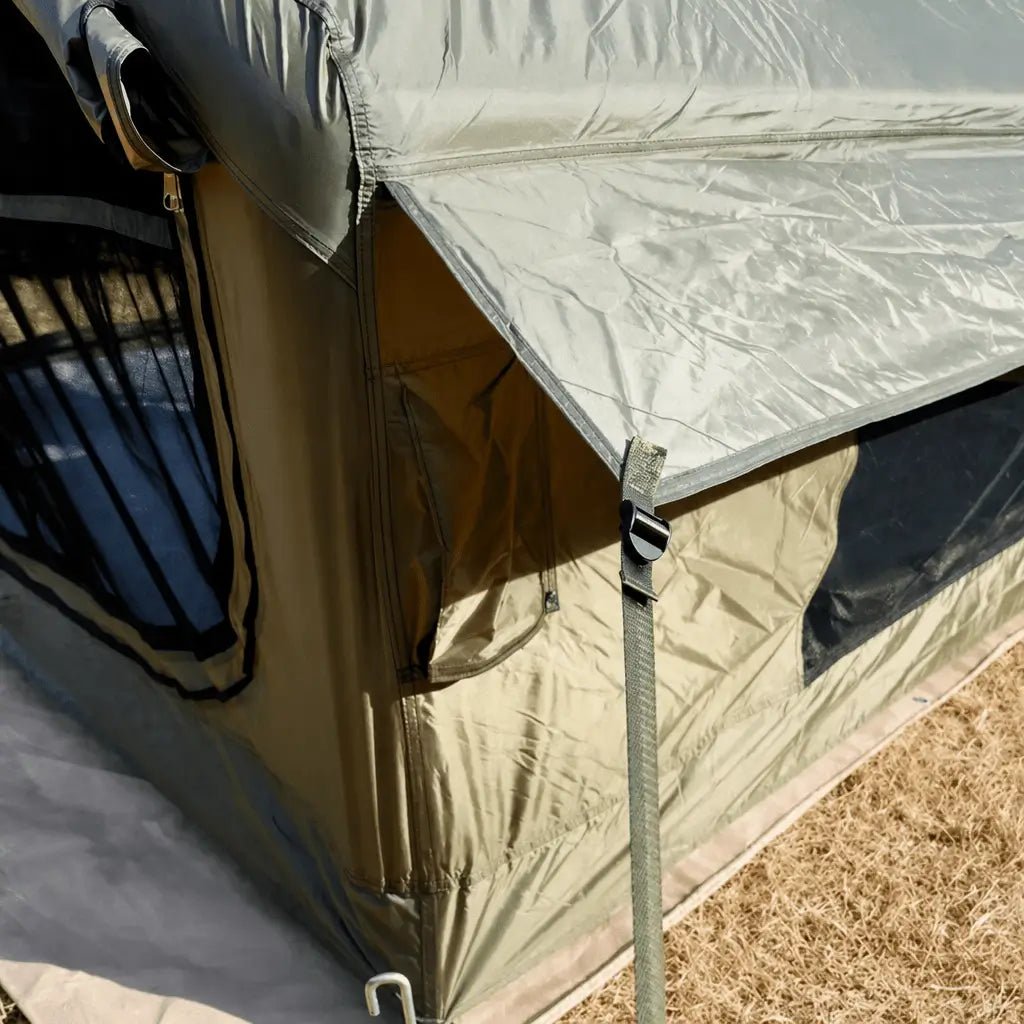 6.3㎡ Lightweight Green Tent 2 Doors 1 Skylight - Bestyle Camping Store