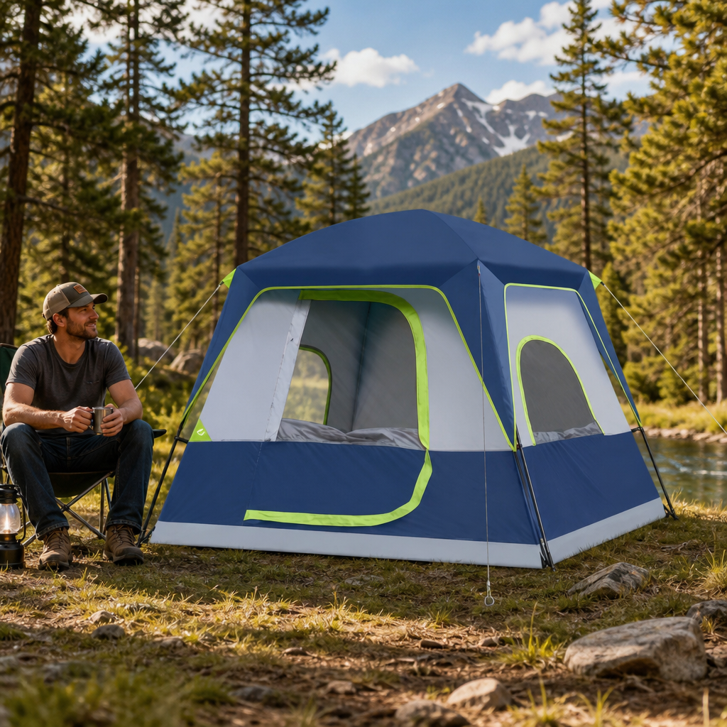 Instant Cabin Tent Setup in 60 Seconds