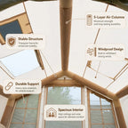8.0㎡ Portable Camping Family-Size Shelter - Bestyle Camping Store