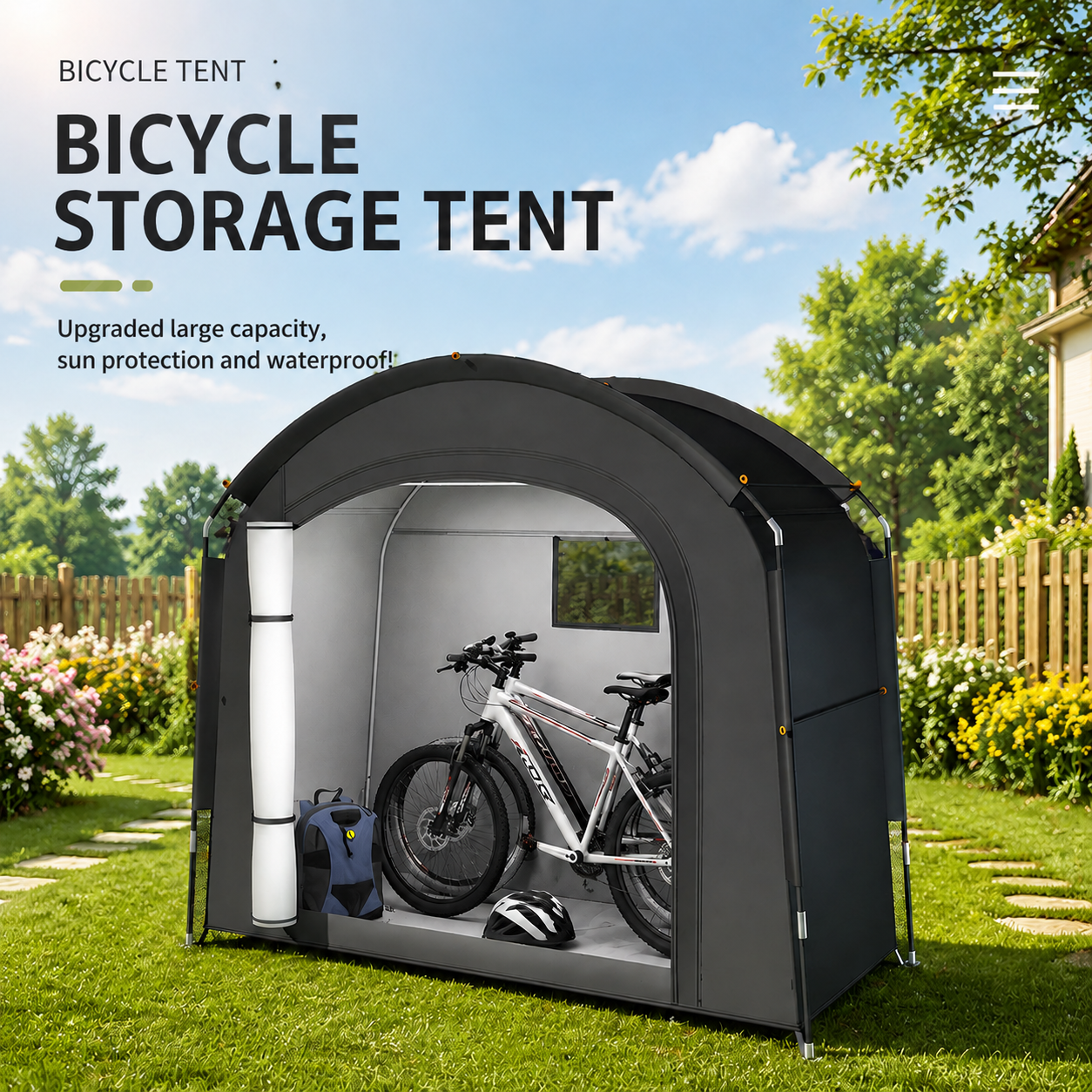 Outdoor Portable Bicycle Storage Sheds
