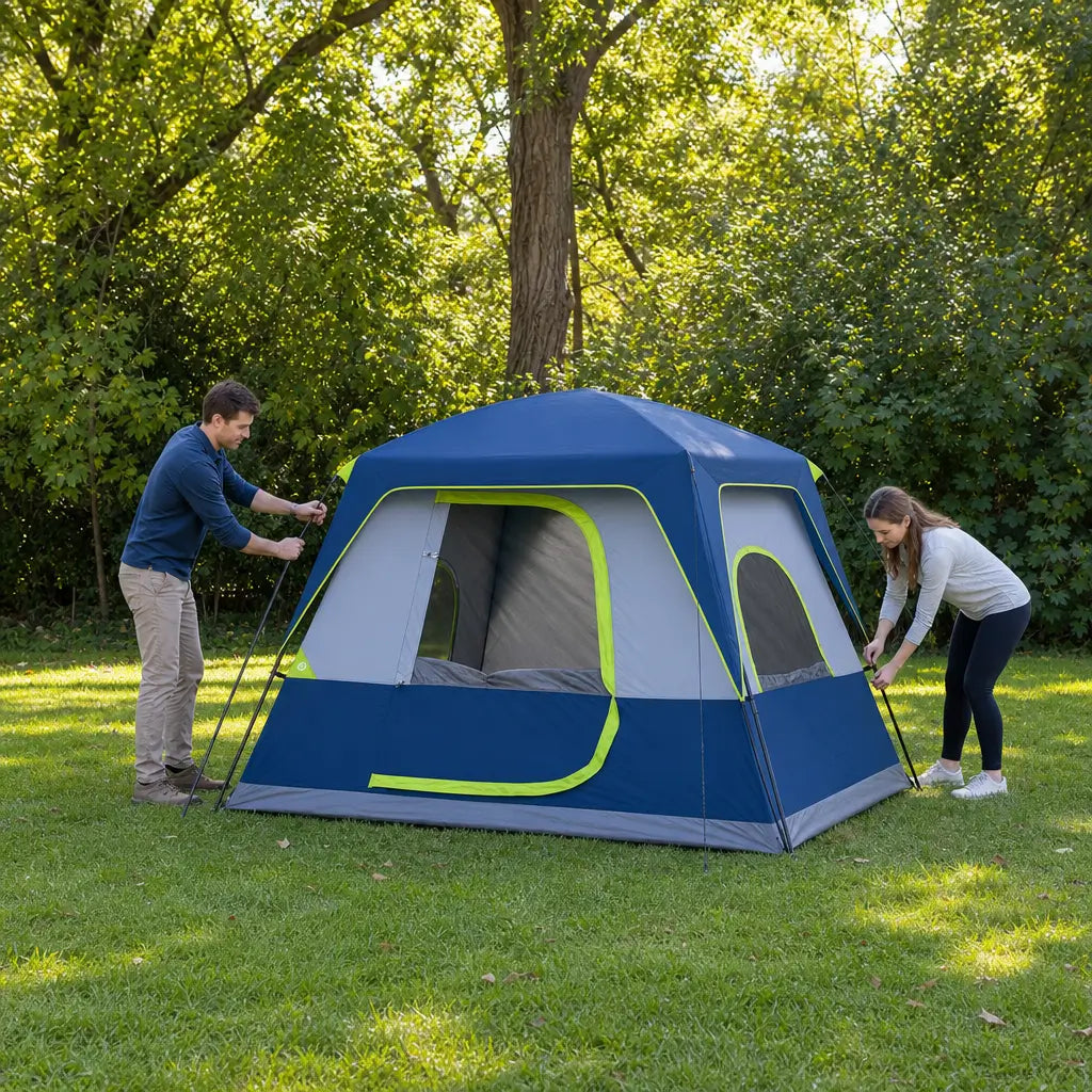 Instant Cabin Tent Setup in 60 Seconds