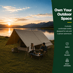 A- line Oxford Cloth Tent for Camping 6.3㎡ - Bestyle Camping Store