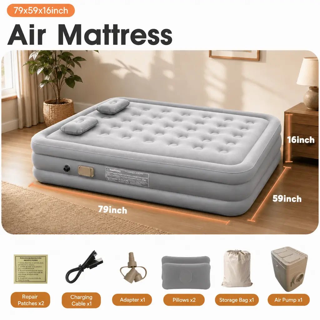 Air Mattress with Built in Pump - Bestyle Camping Store
