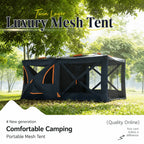 Bestyle 4 - 6 Person Instant Pop Up Cabin Tent, Easy 60 Second Setup, Weather Resistant Camping Family Hub Tent - Bestyle Camping Store