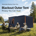 Bestyle 4 - 6 Person Instant Pop Up Cabin Tent, Easy 60 Second Setup, Weather Resistant Camping Family Hub Tent - Bestyle Camping Store