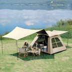 Bestyle 4 - Sided Blackout Camping Tent Coffee Brown - Bestyle Camping Store