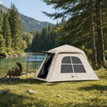 Bestyle 4 - Sided Blackout Camping Tent Coffee Brown - Bestyle Camping Store