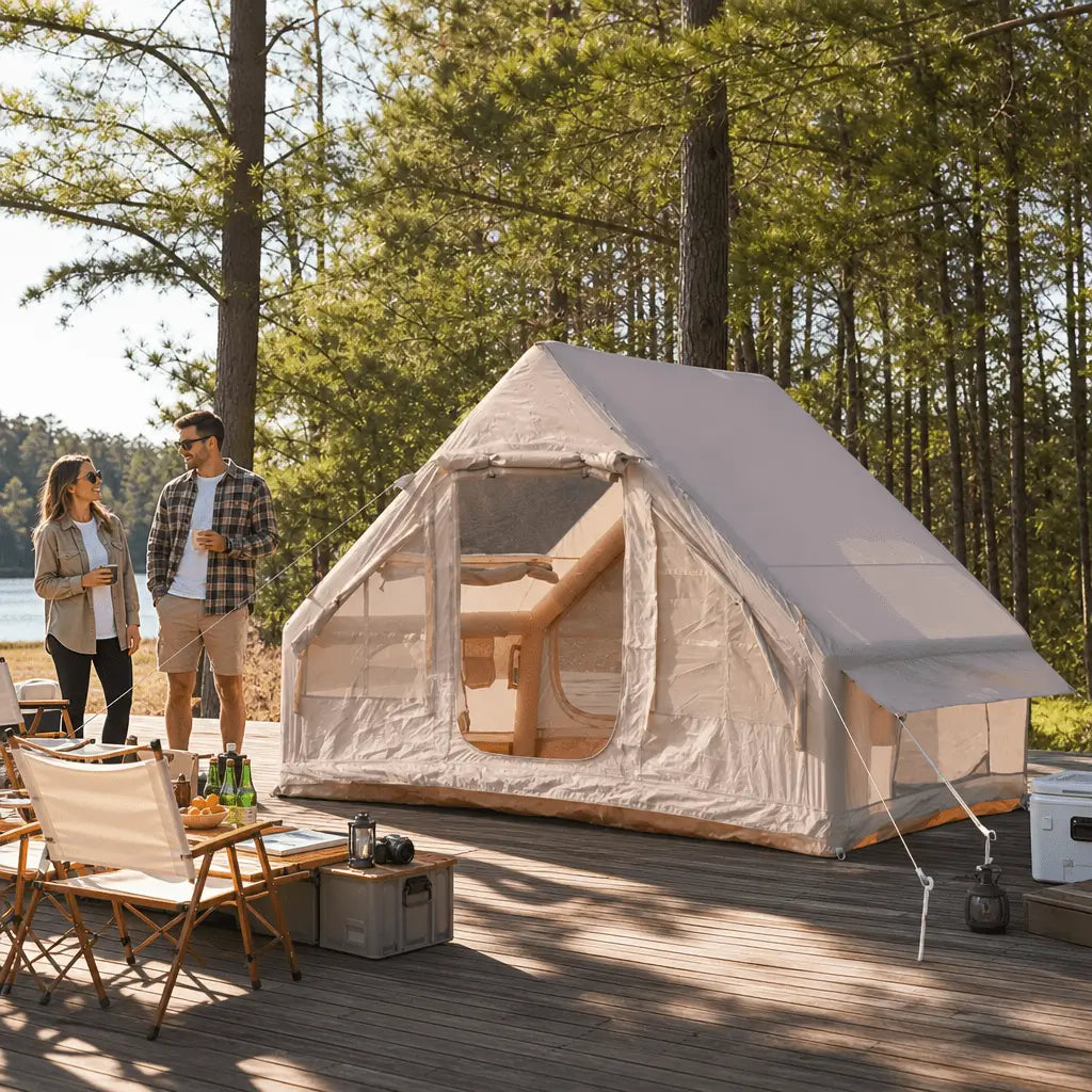 Bestyle 6.3㎡ Lightweight Camping Tent 2 Doors 1 Skylight - Bestyle Camping Store