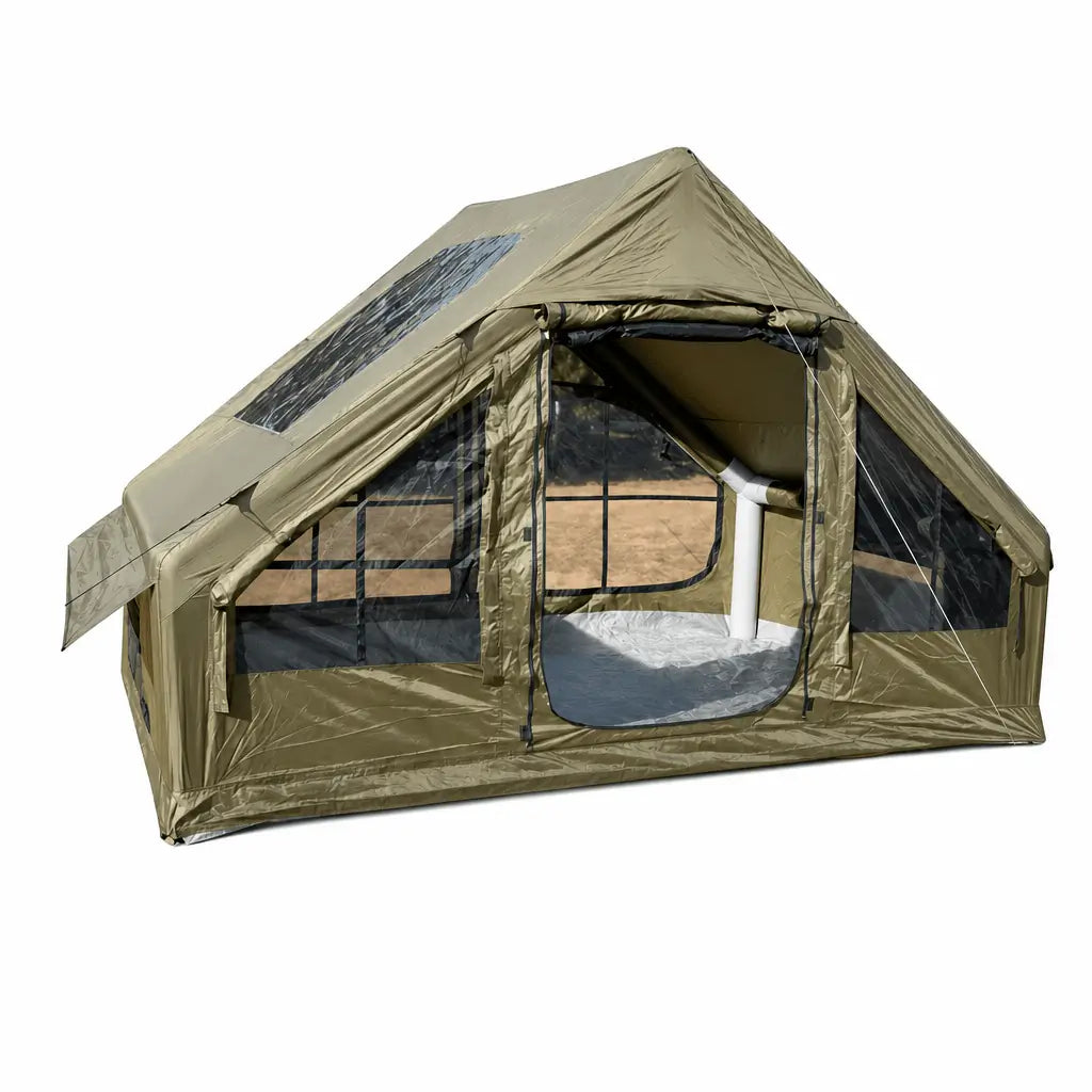 Bestyle 6.3㎡ Lightweight Green Tent 2 Doors 1 Skylight - Bestyle Camping Store