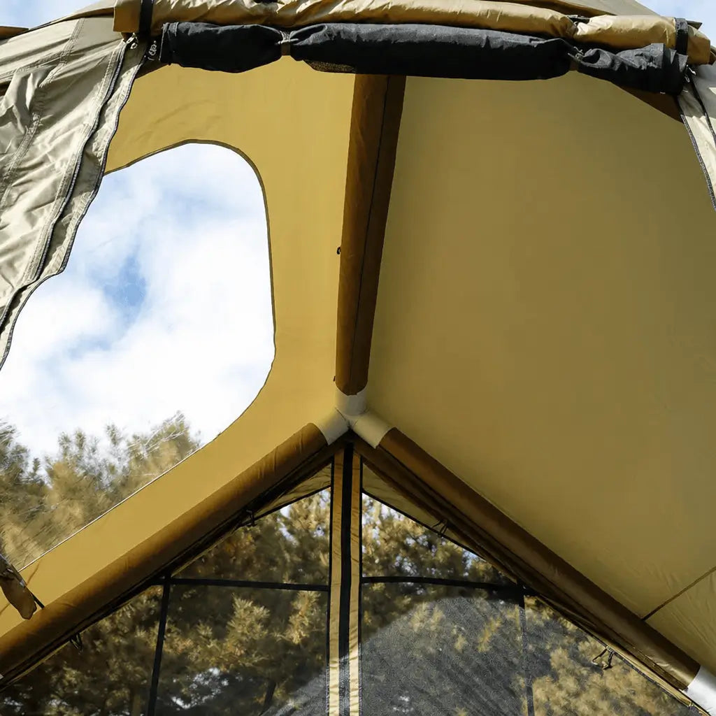 Bestyle 6.3㎡ Lightweight Green Tent 2 Doors 1 Skylight - Bestyle Camping Store
