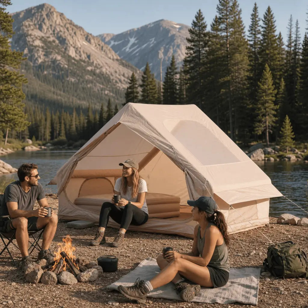 Bestyle 6.3㎡ Lightweight Tent 1 Door 1 Skylight - Bestyle Camping Store