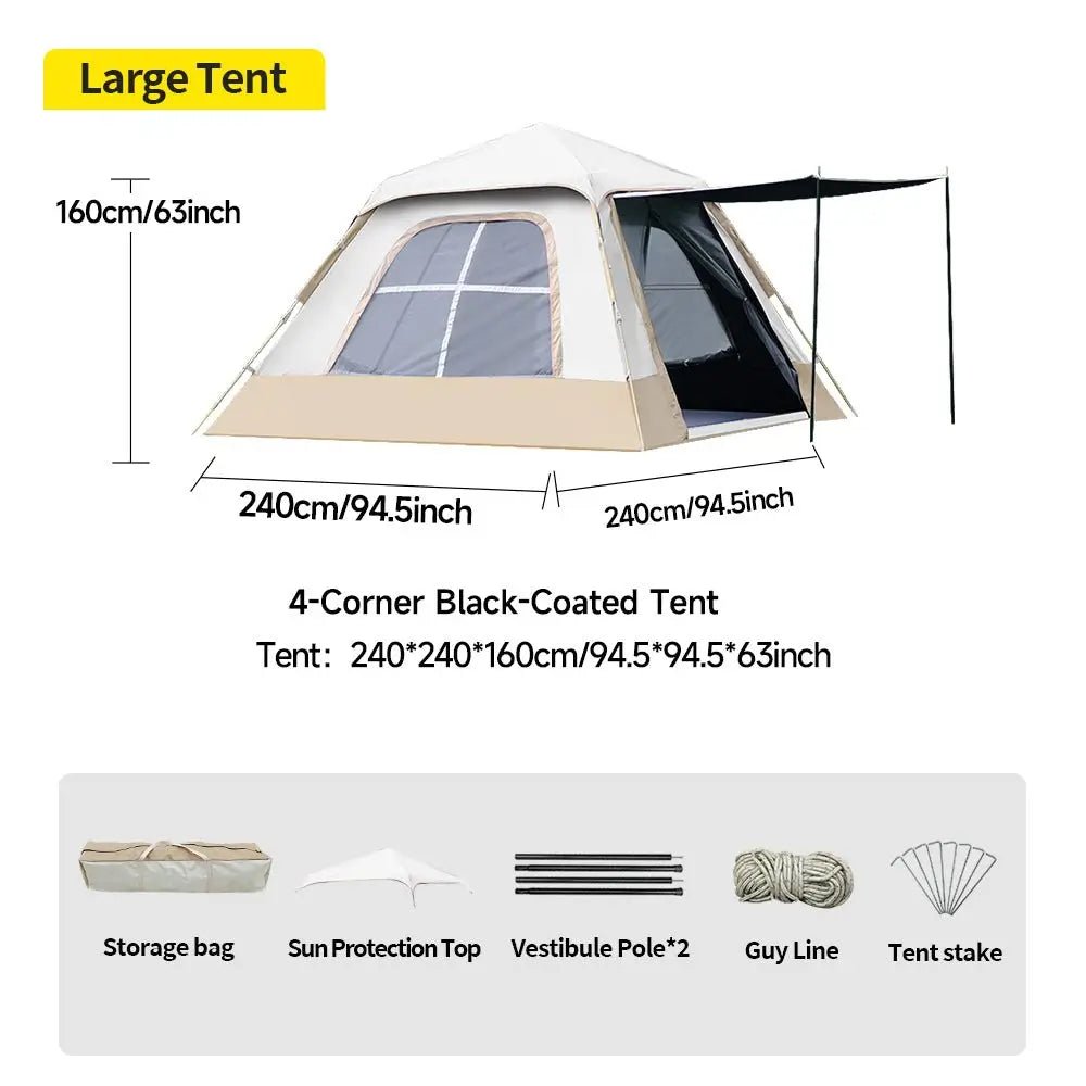 Bestyle Color Block Blackout Camping Tent - Bestyle Camping Store