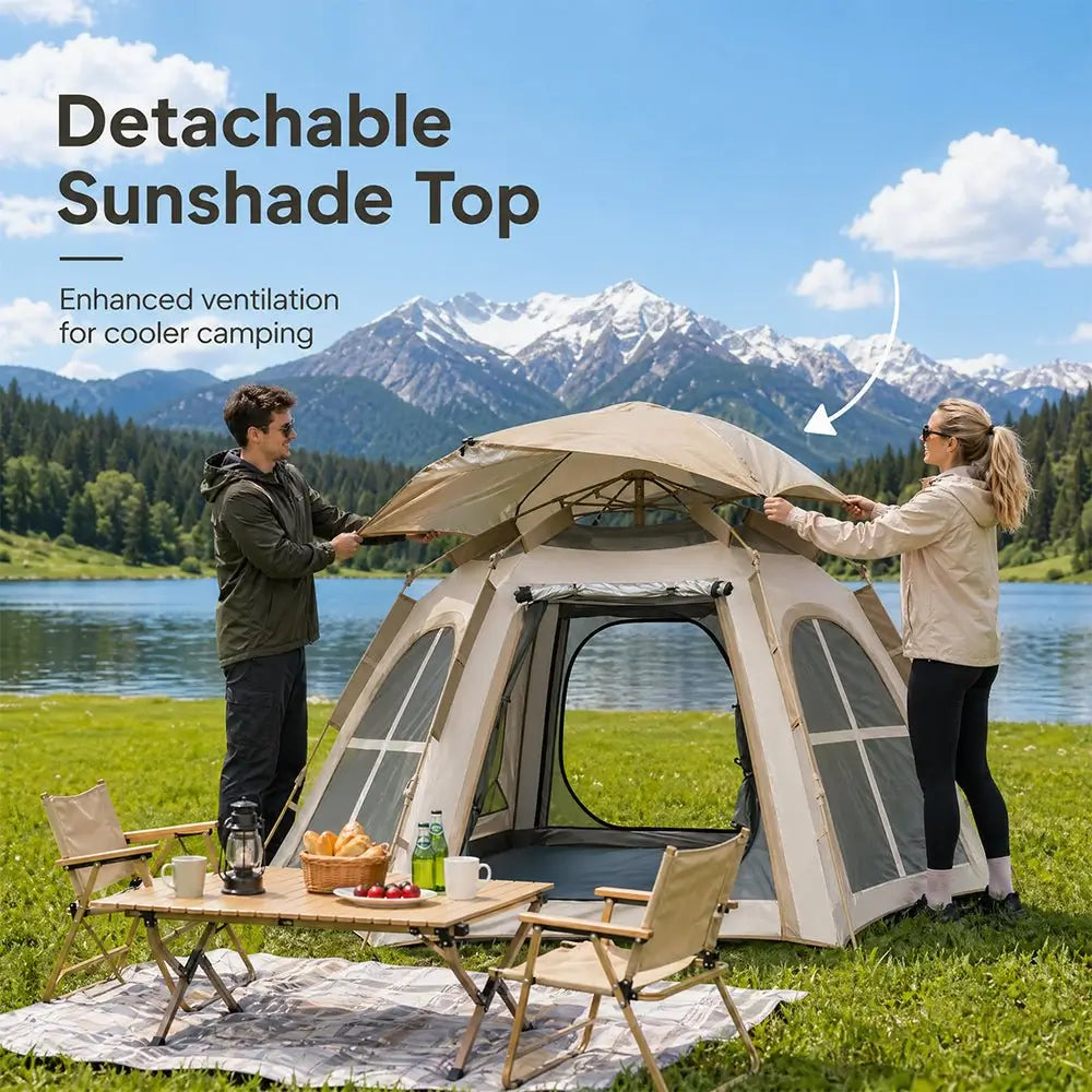 Bestyle Hexagonal Camping Tent - Bestyle Camping Store