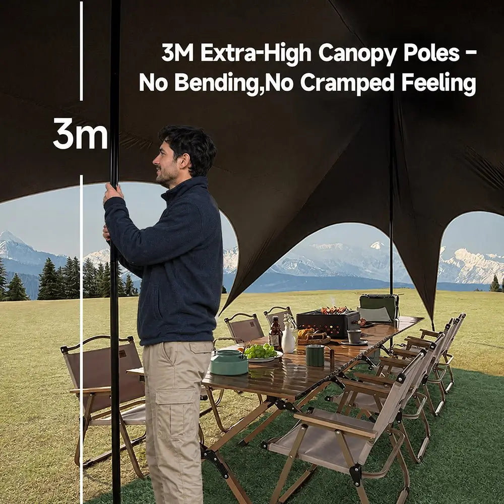 Bestyle Ridge Gazebo Canopy UV Protection - Bestyle Camping Store