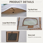 Bestyle Spacious Inflatable Car Camping Tent - Bestyle Camping Store