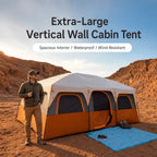Bestyle Tent for Family Camping ,12 Person Large Multi Room Tents for Car Camping & Outdoor Adventures - Bestyle Camping Store