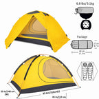 Bestyle Ultralight 2 Person Backpacking Tent,4 Season Waterproof Camping Tent Double Layer Cold Weather Easy Set Up Tents - Bestyle Camping Store