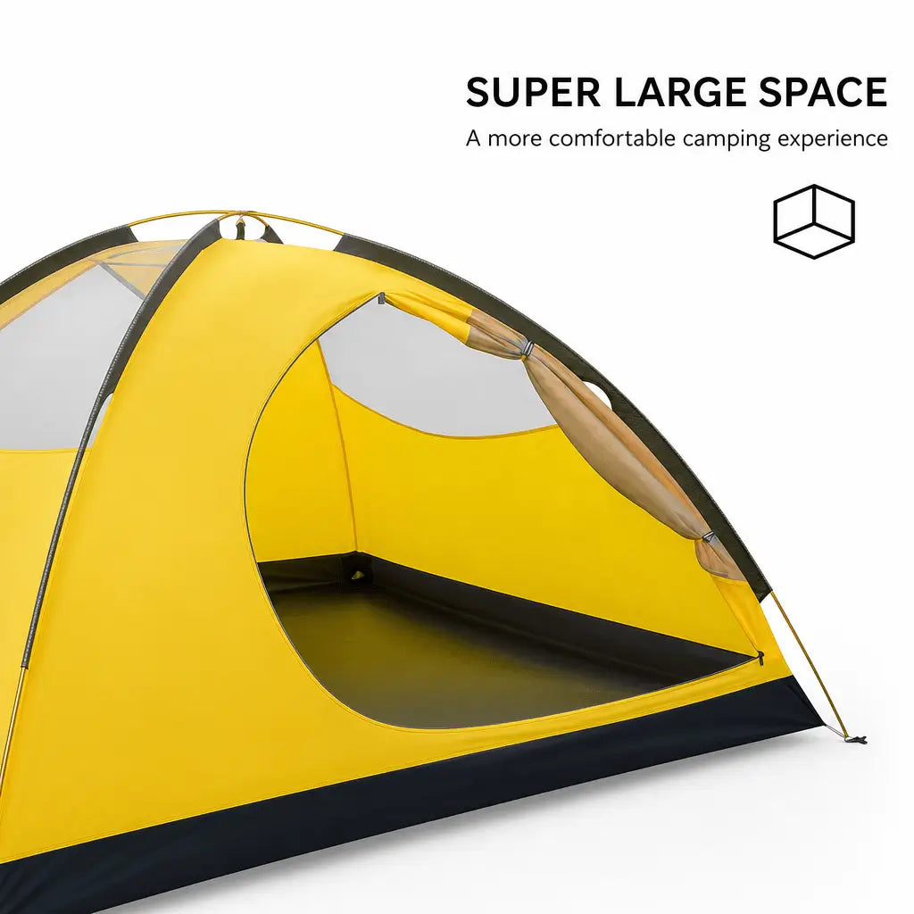 Bestyle Ultralight 2 Person Backpacking Tent,4 Season Waterproof Camping Tent Double Layer Cold Weather Easy Set Up Tents - Bestyle Camping Store