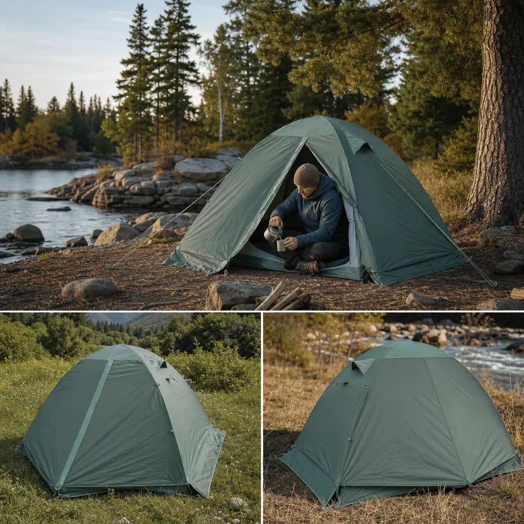 Bestyle Ultralight 2 Person Backpacking Tent,4 Season Waterproof Camping Tent Double Layer Cold Weather Easy Set Up Tents - Bestyle Camping Store