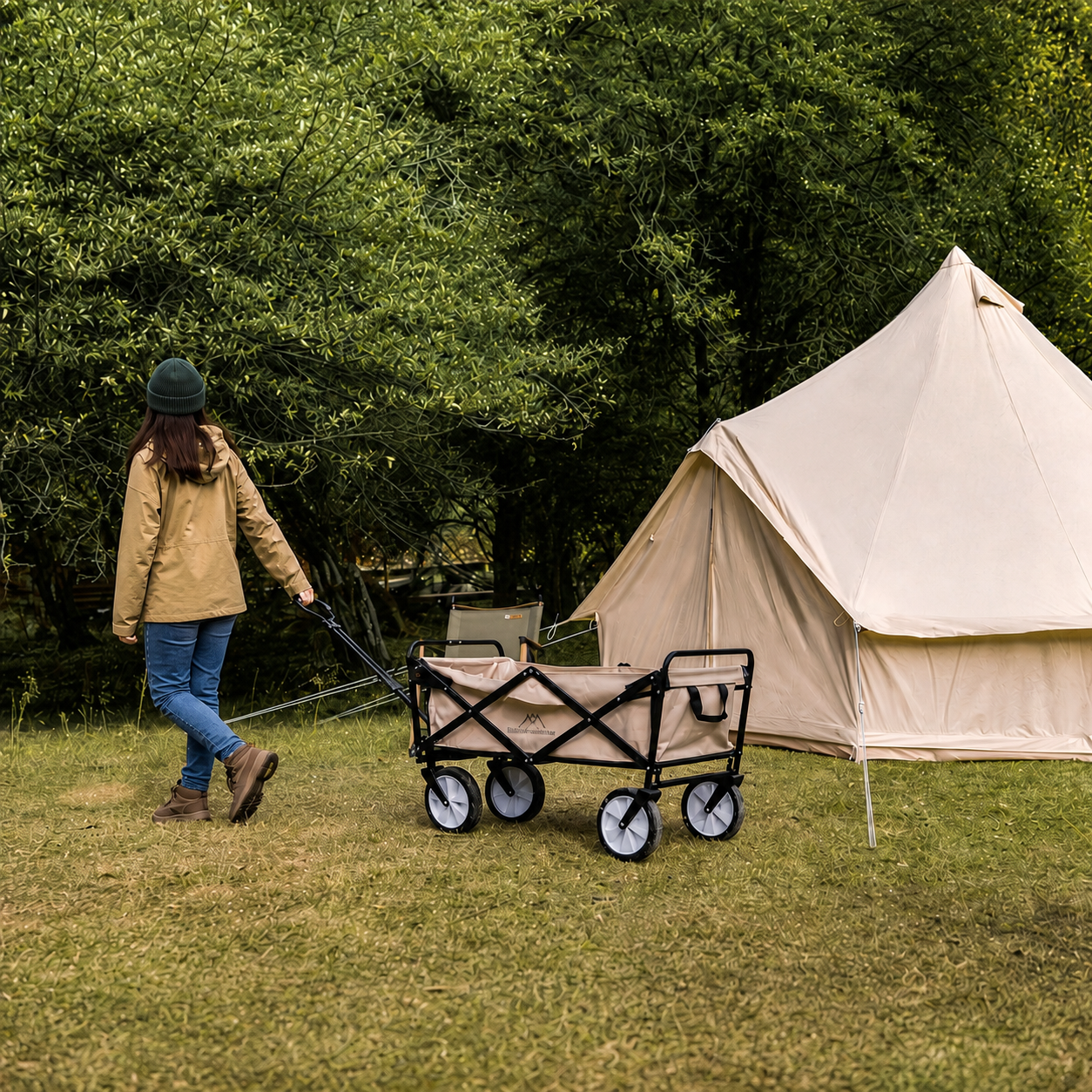 Dream House Outdoor Waterproof Cotton Canvas
