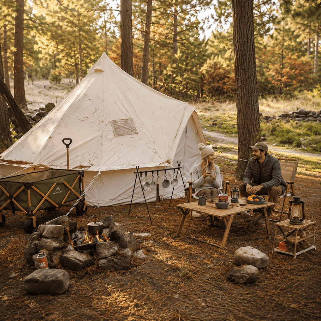 Dream House Outdoor Waterproof Cotton Canvas - Bestyle Camping Store