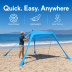 Easy Pop Up Beach Canopy Outdoor Shade - Bestyle Camping Store